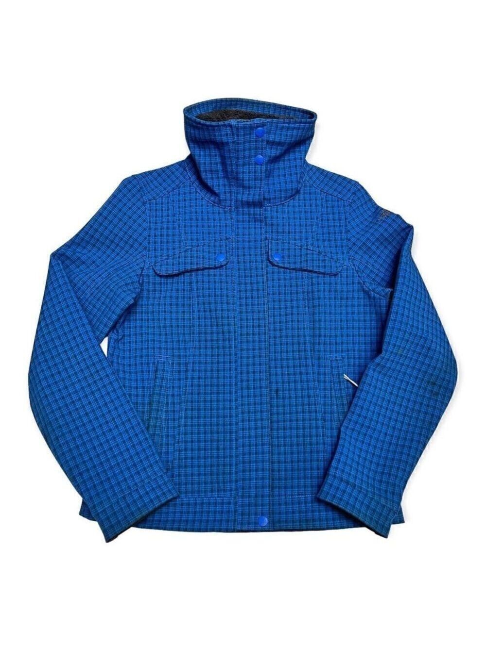 The North Face Waterproof Soft Shell Plaid Ski Rain Jacket - Womens Medium